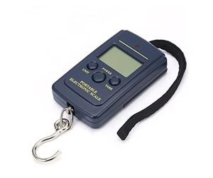 Peson Electronique, 40kg/10g Mini balance numérique for bagages de pêche pondération de voyage Steelyard suspendu balance à crochet électronique, outil de poids de cuisine,pour la pêche à la ferme