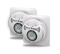 Pest Reject Pro - 2 unités / Répulsif pour insectes et rongeurs / Anti nuisibles avec ultrasons et technologie électromagnétique
