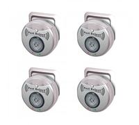 Pest Reject Pro - Lot de 4 - VENTEO - Répulsif nuisibles Repulse Power - Ultrasons et électromagnétisme - Couleur Gris - Couverture de Votre Maison de 200m² - Veilleuse intégrée
