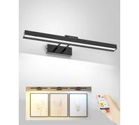PESUTEN Lampe pour tableau à piles, lampe d'art sans fil de 40,6 cm pour peintures, CCT à intensité variable, rechargeable par batterie, lumière d'image avec télécommande pour galerie, cible de