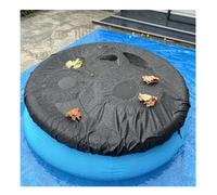 Pet Pool Cover Tissu Oxford 210D Durable et imperméable pour Piscine Ronde Piscine Solaire,Black-48 * 12inches（122 * 30cm）