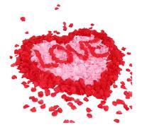 Pétales de rose artificielles rouges - 500 pièces
