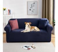 PETCUTE Housses de canapé Extensible Housse Canapé Velours 2places épais Couvre canapé couvertures Protecteur de Canape Marine