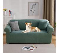 PETCUTE Housses de Fauteuil épaisse en Velours Housse de canapé Extensible Couvre Fauteuil Bleu