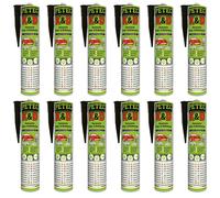 Petec 12x K&D Noir 310ml Cartouches Colle Etanchéité