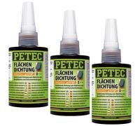 Petec 3x Joint D’étanchéité Surface Orange 75ml Moyen Fort