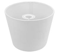 Petit Abat-jour Décoratif en Tissu Blanc pour Lampe de Table | Structure Simple, Installation Facile, Fer et Lint, Douille E27 E14, Usage Intérieur, Style Délicat