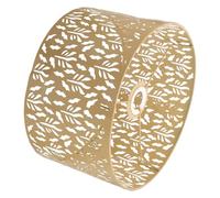 Petit Abat-jour en Métal Jaune, Remplacement Léger pour Lampe de Table | Structure Simple, Style Moderne, Usage Maison et Chambre, Compatible Bureau, Hôtel, Lampadaire