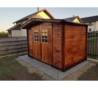 Petit abri bois 9 m² pratique et compact pour jardin bien rangé - Foresta MONTANA