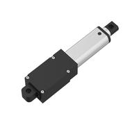 Petit actionneur linéaire 12 V CC, course de 30 mm, force maximale de 15 kg, moteur électrique pour ouvre-fenêtres et placards, avec support gratuit (charge 50N, Stroke 100 mm)