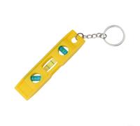 Petit aimant pour niveau torpille avec 3 fioles pour plus de précision - Portable pour niveau à bulle pour menuiserie pour le travail du carrelage - Corps en ABS avec porte-clés 95 mm