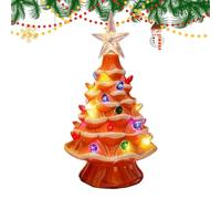 Petit Arbre De Noël Décoration De Bureau Alimentée par Piles | Décorations De Sapin De Noël LED Pour Bureau Pour Chambre Table Armoire Manteau Entrée Chevet Fête Vacances Anniversaire