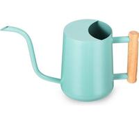 Petit arrosoir d'intérieur, 1 l, acier inoxydable, noir, style moderne