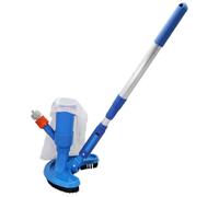 Petit Aspirateur de Piscine Sac à Mailles Fines avec Manche télescopique | Aspirateur Piscine pour Jardin Arrière Maison Jardin Extérieur Étang Fontaine