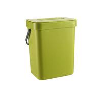 Petit Bac à Compost de Cuisine 3L Poubelle de Cuisine Conteneur de Comptoir Ménager avec Couvercle pour Composteur D'ordures (a)