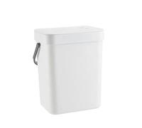 Petit Bac à Compost de Cuisine 3L Poubelle de Cuisine Conteneur de Comptoir Ménager avec Couvercle pour Composteur D'ordures (c)