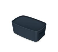 Petit bac de rangement avec couvercle 5 litres My Box Cosy - Gris
