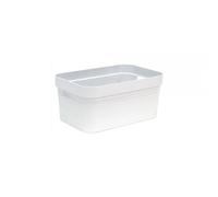 Petit Bac de rangement élégant 6 litres EDA - Blanc