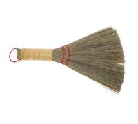 Petit Balai à Main 20x16x2,5cm, en Paille Naturelle | Conception Tressée Rustique, Manche Ergonomique, Brins Robustes, Usage Domestique, Ramassage des Miettes et Poils D’Animaux