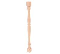 Petit Balustre en Bois Massif Style Coloquinte pour Meuble Escalier Clôture | Surface Brute Lisse à Personnaliser, Forme Originale, Soutien Léger, Adapté aux Projets DIY, Étagères et Rampes Extérieures