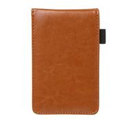 Petit bloc-notes multifonction avec couverture en cuir B pour le travail avec porte-stylo