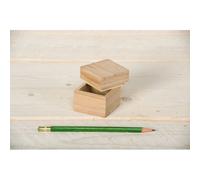 Petit Boîte Carrée 5x5x5 Cm Bois