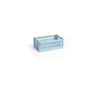 Petit Boîte de Rangement HAY Colour Crate Bleu Clair