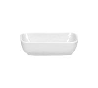 Petit bol carré en porcelaine blanche