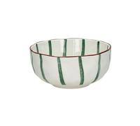 Petit bol en porcelaine vert, rond - Pomax, Mykonos - Ø15.2 cm H6 cm