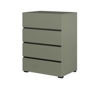 Petit Buffet Havana - 4 tiroirs - Vert Sauge - Design Moderne et Compact