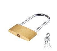 Petit cadenas fin n laiton avec 3 clés, cadenas à anse de 40 mm de long pour casiers d'école et de gym, sacs à dos, armoires de cuisine