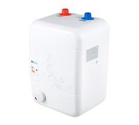 Petit chauffe-eau résistant à la pression, 10 l, 1500 W, chauffe-eau sous table avec tuyau d'évacuation de 30 à 65 °C, chauffe-eau réglable pour la cuisine et la salle de bain