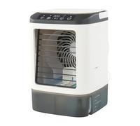 Petit climatiseur portable - Humidificateur de bureau USB, ventilateur LED à 3 vitesses, climatiseurs portables pour chambre à coucher, camping-car, voyage, garage, atelier