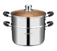 Petit Couscoussier Induction 4 5L Cuiseur Vapeur 22 cm Cuit Vapeur Inox 22 cm/4,5 L FAITOUT