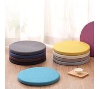 Petit coussin rond en éponge, coussin de siège amovible, rehausseur, tapis antidérapant, coussin de chaise, tapis de sol, coussin d'appui de fenêtre, convient pour l'école, la maison et autres utilisa