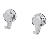 Petit crochet à ventouse - Bestlock - chrome - lot de 2