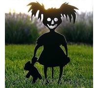 Petit Diable Jardin Pile Silhouette Halloween Décoration De Jardin Ornement-Style 2