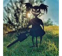 Petit Diable Jardin Pile Silhouette Halloween Décoration De Jardin Ornement-Style 4