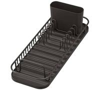 Petit égouttoir à vaisselle compact avec plateau et panier en silicone égouttoir à vaisselle multifonctionnel pour comptoir
