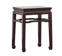 Petit Escabeau Tabouret carré de Style Chinois, Tabouret à Chaussures en Bois Massif, Petit, Bas, Table Manger for la Maison(L)