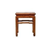 Petit Escabeau Tabouret carré en Bois Massif, Banc Bas de Style Chinois, Tabouret Table Basse Salon, Chaussure Porche, Petit Maison