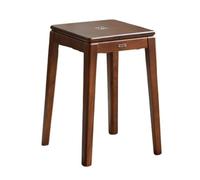 Petit Escabeau Tabouret de Chambre en Bois Massif élégant et créatif for Salon, Maison, Haut, carré, Simple, for Table à Manger, empilable, Bas