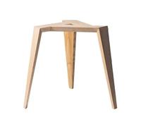 Petit Escabeau Tabouret Simple et créatif en Bois Massif, empilable, Bas, for la Maison, Le Restaurant, Salon, Table à Manger(Wood Color)