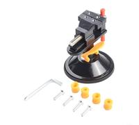 Petit étau de travail rotatif avec rotation à 360 degrés, pince à ventouse en alliage d'aluminium pour maintenir des pièces dans les tâches de peinture, de sculpture et de collage