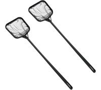 Petit filet de nettoyage pour bassin | 2 pièces filet à mailles fines | Filets de pêche de 35 cm pour aquarium | Pour piscines, spa, étangs, fontaines, aquariums
