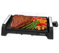 Petit grill électrique, 1000 W, 25,4 x 35,6 cm, noir