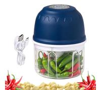 Petit Hachoir à Ail Broyeur de Légumes USB Rechargeable 300 ml | Moulin À Ail Électrique Pour Aliments pour Noix Piment Légumes Gingembre Fruits Viande Assaisonnements et