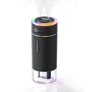 Petit humidificateur compact pour chambre à coucher, avec double buse et fonction automatique
