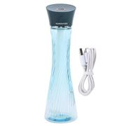 Petit humidificateur de bureau 250ml, silencieux, transparent, USB, Portable, brume fraîche, pour intérieur, bureau, voiture, plastique 23,8x7cm (Verte)