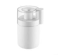 Petit humidificateur pour usage personnel avec diffusion d'arômes, entrée d'alimentation USB, deux modes LED, minuterie d'arrêt automatique programmable 4 h ou 8 h, capacité de 180 ml (blanc)